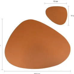 Placemats-Krumble Placemat set design - 2 stuks - Bruin