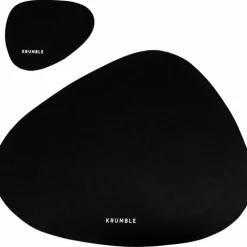Placemats-Krumble Placemat set design - 4 stuks - Zwart
