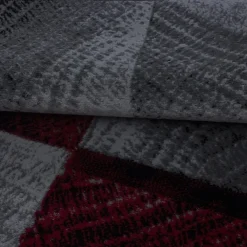 Muratap Laagpolig Vloerkleed Plus - Grijs Rood - 160x230 cm - Tapijt Woonkamer