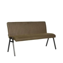 Eetkamerbanken-LABEL51 Eetkamerbank Matz - Army green - Microfiber - 145 cm