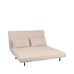 Slaapbanken|Slaapbanken-LABEL51 Slaapbank Double Bouclé Naturel/Zwart