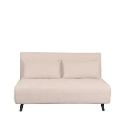 Slaapbanken|Slaapbanken-LABEL51 Slaapbank Double Bouclé Naturel/Zwart