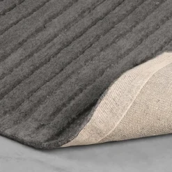 Vloerkleden|Laagpolige Vloerkleden-LABEL51 Vloerkleden Luxy - Antraciet - Wol - 200x300 cm