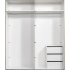 Ladeblokken-Leen Bakker Ladeblok Bergamo - wit - 70,2x51x39,9 cm
