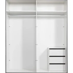 Ladeblokken-Leen Bakker Ladeblok Bergamo - wit - 70,2x51x39,9 cm