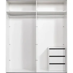 Ladeblokken-Leen Bakker Ladeblok Bergamo - wit - 70,2x51x39,9 cm