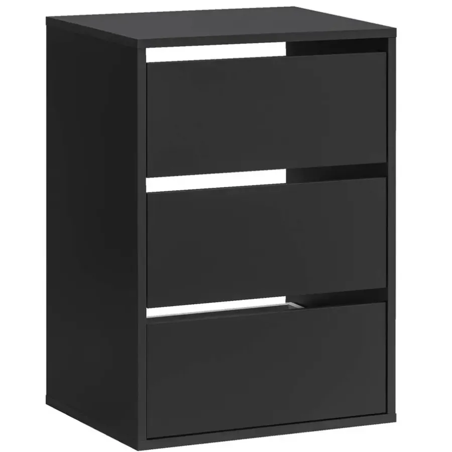 Leen Bakker Ladeblok Genua - antraciet - 70x50x40 cm