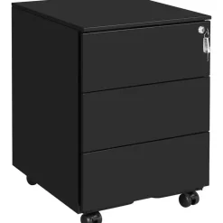 Songmics Ladeblok Incl. Slot - 55x45x39cm - Zwart