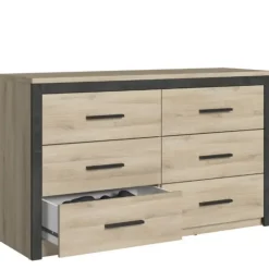 CBA Ladekast Collins-Kronberg eik/Sidewalk zwart