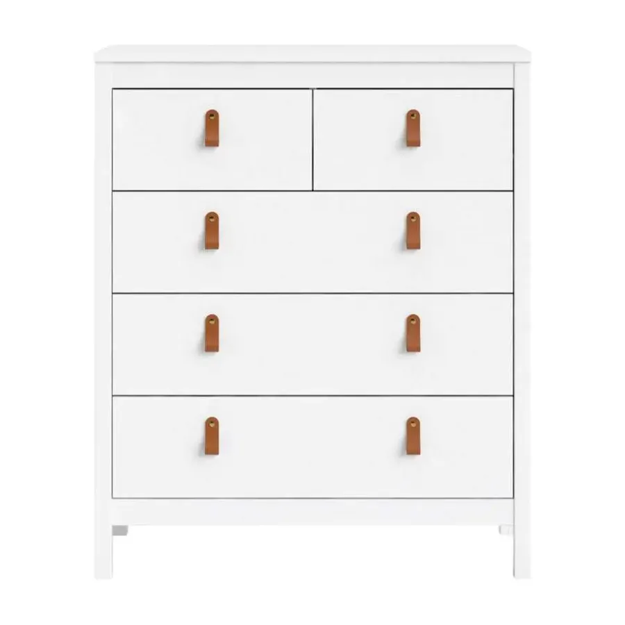 Ladekasten|Ladekasten-Leen Bakker Ladekast Madeira - wit - 99x82x38 cm