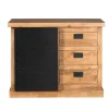 Ladekasten|Ladekasten-StarFurn Ladekast Rechthoek Naturel Hout - 100x45x85cm - Nashville