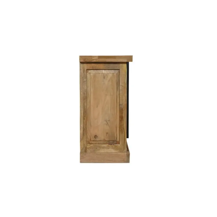 Ladekasten|Ladekasten-StarFurn Ladekast Rechthoek Naturel Hout - 100x45x85cm - Nashville