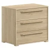 Vipack Ladekast Sammie 68x43x61cm - 3 lades - eikdecor