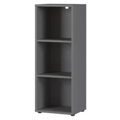 Boekenkasten|Boekenkasten-Germania Lage boekenkast Osmond 45cm - grafiet