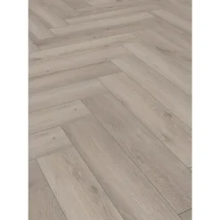 Laminaat-Leen Bakker Laminaat Herringbone - visgraat grijs eiken
