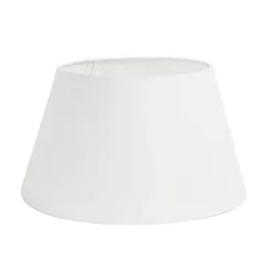 Light & Living Lampenkap drum POLYCOTTON - 45-35-25cm - wit