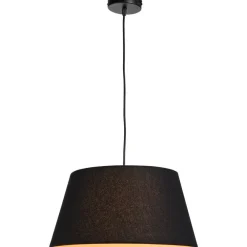 Lampenkappen-Leen Bakker Lampenkap Lika voor hanglamp zwart - Ø40xØ30x21 cm
