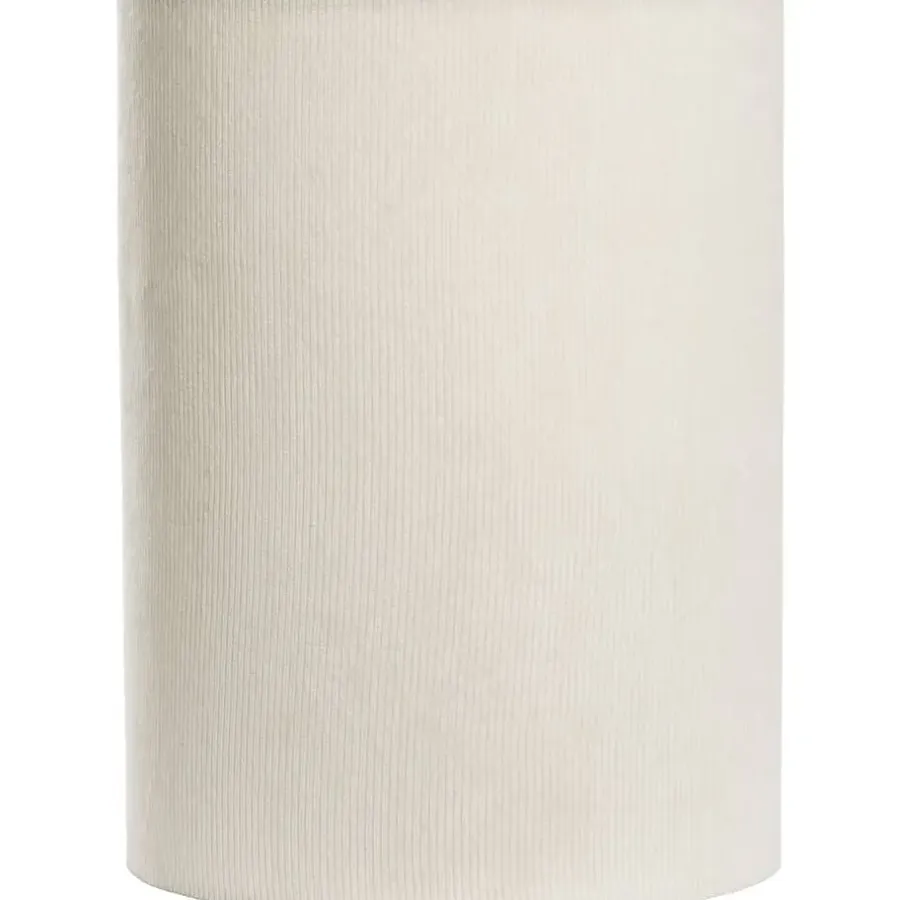 Leen Bakker Lampenkap Liv - off-white polyester - 40xØ30 cm
