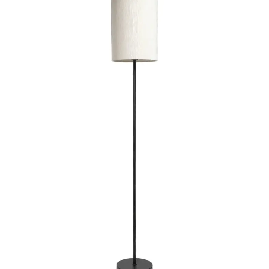 Leen Bakker Lampenkap Liv - off-white polyester - 40xØ30 cm