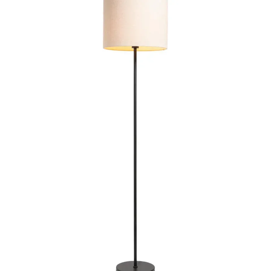 Leen Bakker Lampenkap Luna cilinder naturel 30xØ40 cm