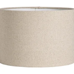 Lampenkappen-Leen Bakker Lampenkap Luna cilinder naturel - 21xØ30 cm
