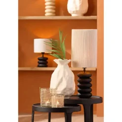 Lampenkappen-Light & Living Lampenkap Medana - Wit - 25x25x36cm