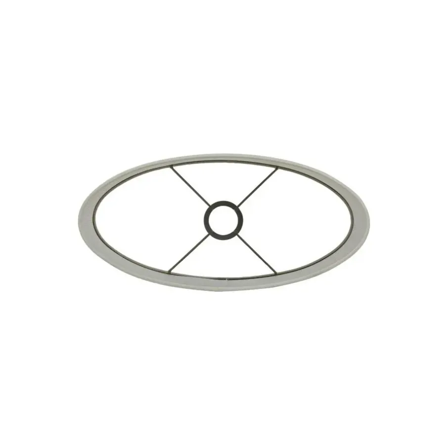 Lampenkappen-Light & Living Lampenkap Ovaal Breska - Parel Wit - 38 x 17,5 x 28 cm