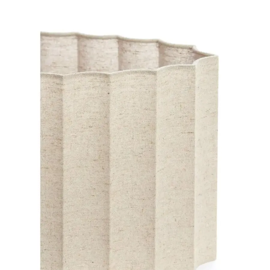 Light & Living Lampenkap ovaal Disli - Crème - 45x21x22cm
