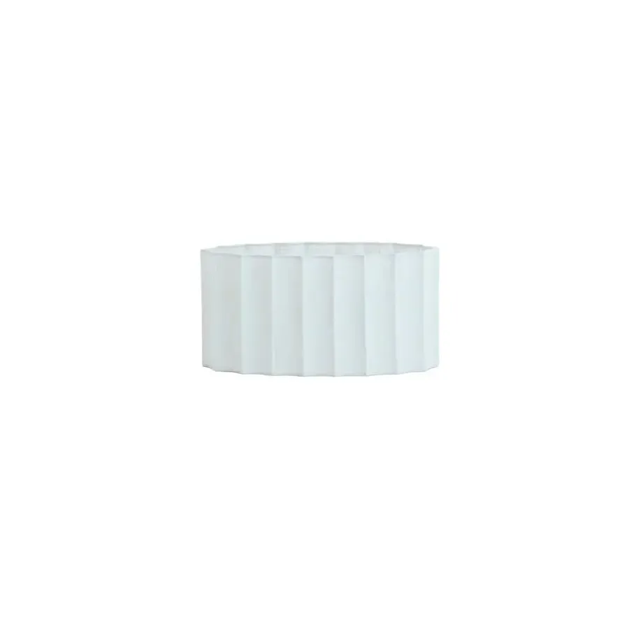Light & Living Lampenkap ovaal Disli - Wit - 38x17.5x19cm