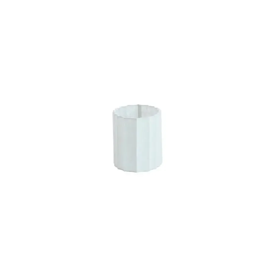 Light & Living Lampenkap ovaal Disli - Wit - 38x17.5x19cm