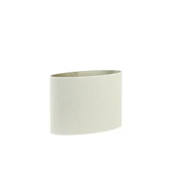 Lampenkappen-Light & Living Lampenkap Ovaal Saverna - Eiwit - 30x15x25cm