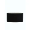 Light & Living Lampenkap Ovaal Velours - Zwart - 45x21x22cm