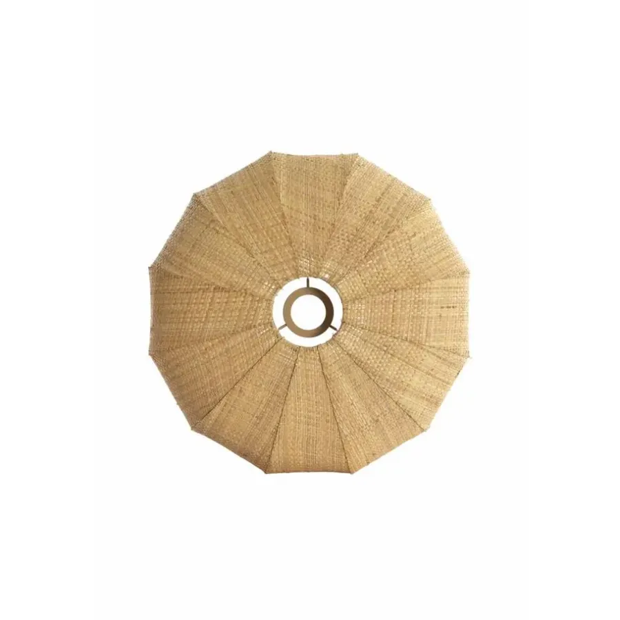 Lampenkappen-Light & Living Lampenkap Rafika - Bruin - Ø40cm