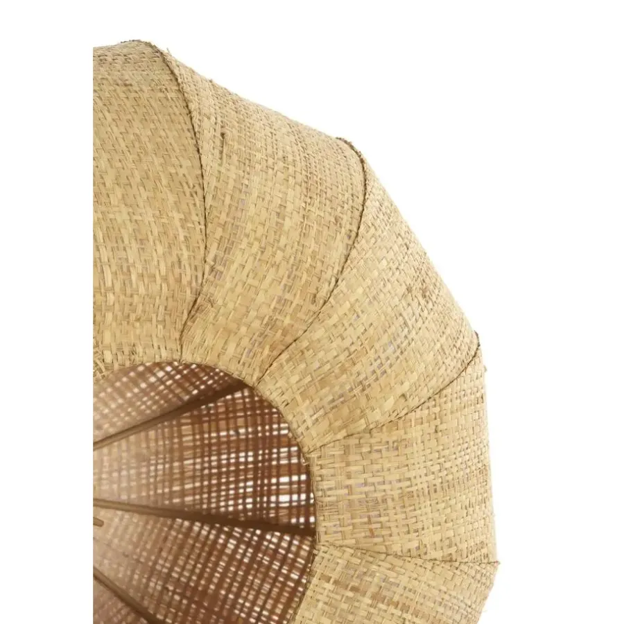 Lampenkappen-Light & Living Lampenkap Rafika - Bruin - Ø40cm