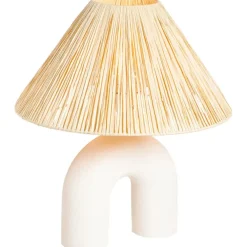 Leen Bakker Lampenkap Rowen - naturel - Ø35x18,5 cm