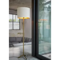 Lampenkappen-Light & Living Lampenkap Saverna - Eiwit - Ø40cm