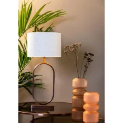 Light & Living Lampenkap Saverna - Eiwit - Ø30cm