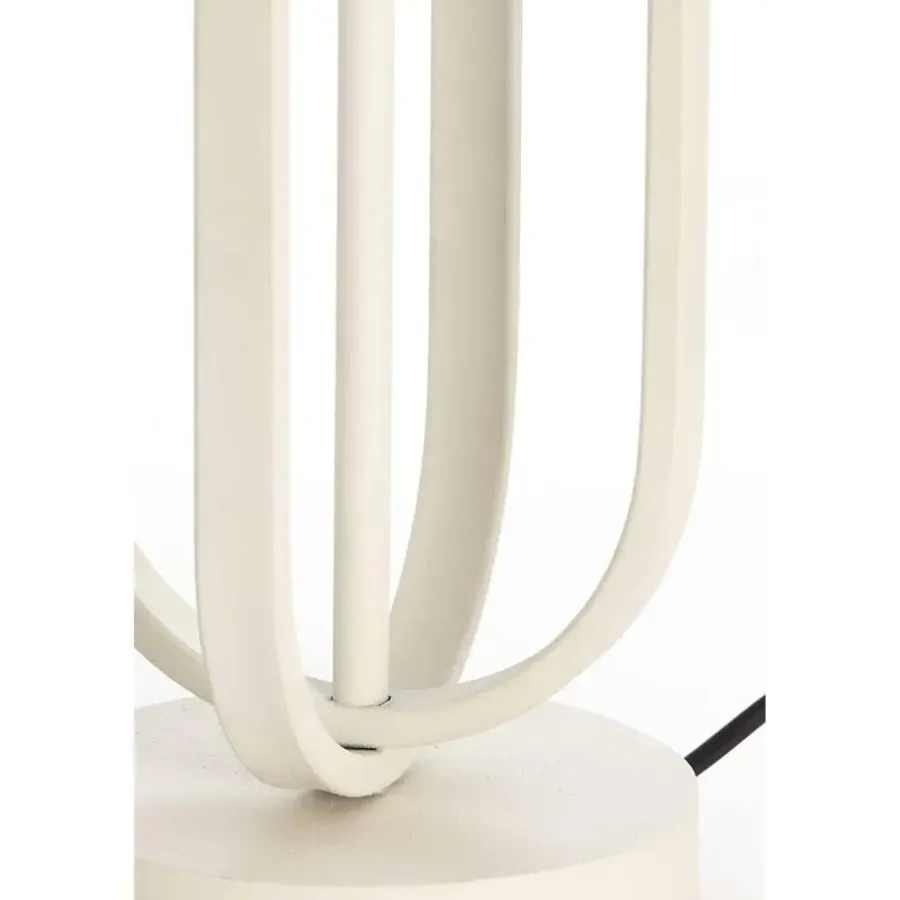 Lampenvoeten-Light & Living Lampvoet Aster - Wit - Ø16cm