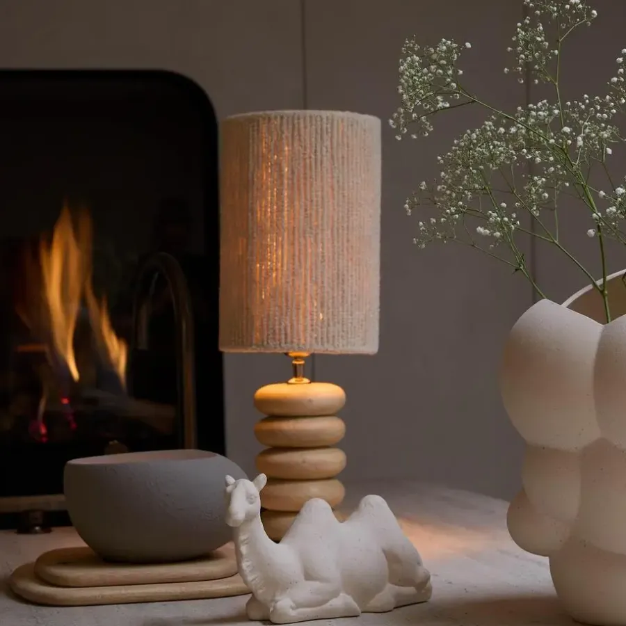 Light & Living Lampvoet Budongo - Bruin - Ø12x21cm