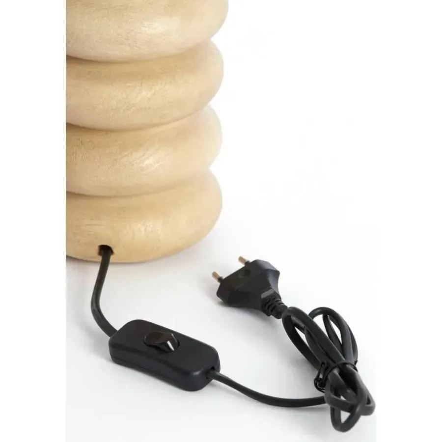 Light & Living Lampvoet Budongo - Bruin - Ø12x21cm