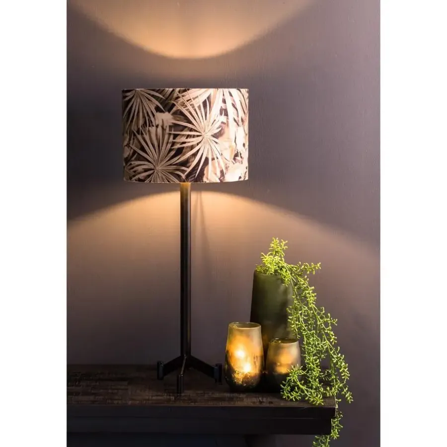 Light & Living Lampvoet Dennis - Zwart - 15.5x15.5x50cm