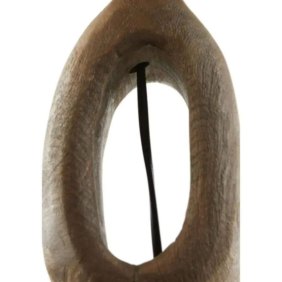 Light & Living Lampvoet Django - Hout - 11x9x45cm