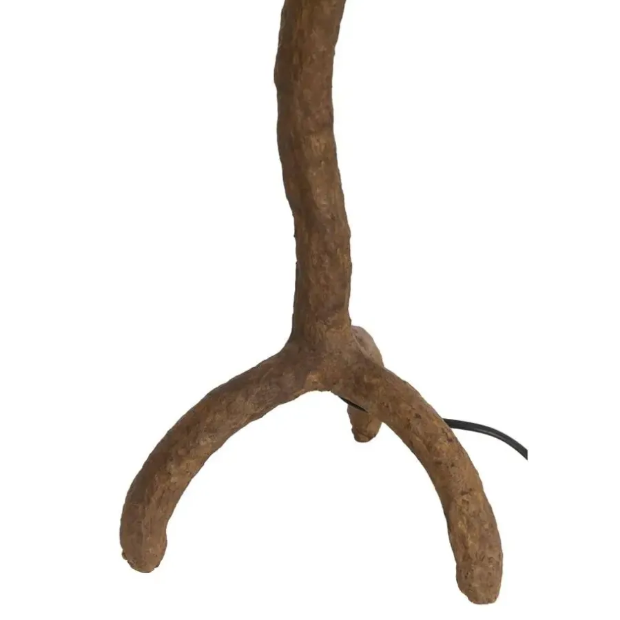 Lampenvoeten-Light & Living Lampvoet Guja - Donkerbruin - 20x20x57cm