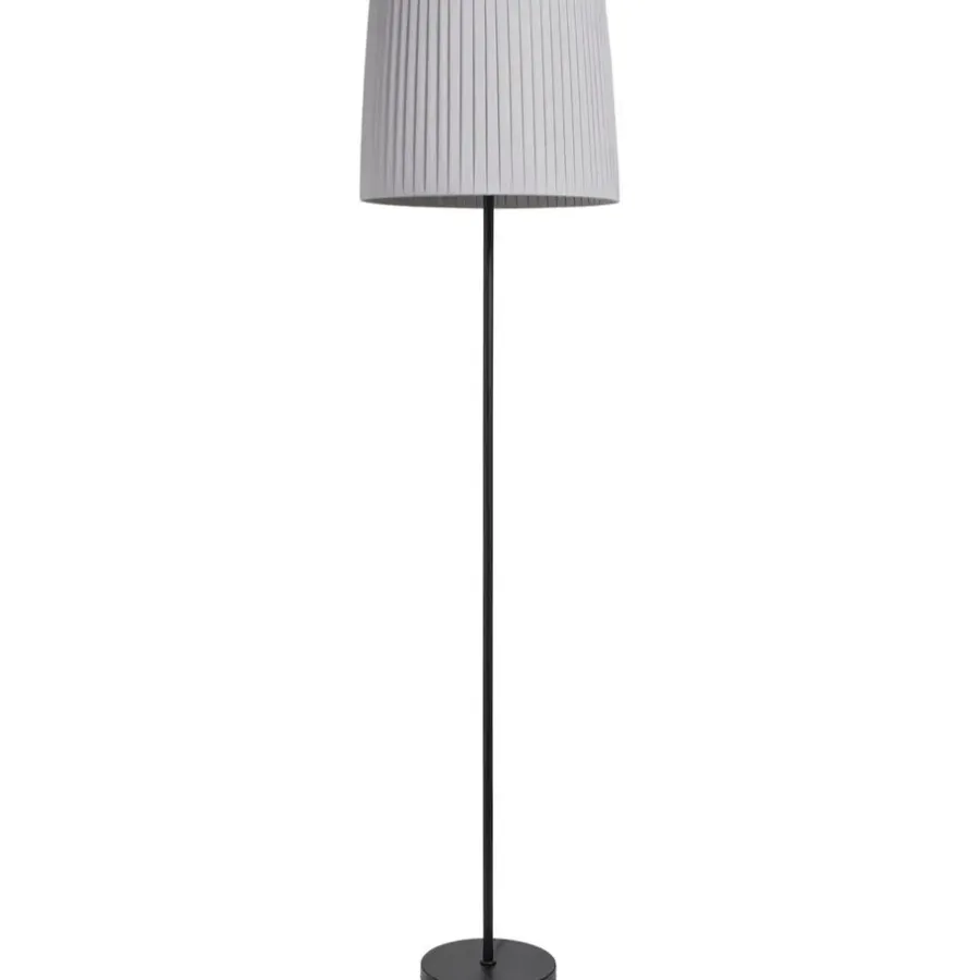 Leen Bakker Lampvoet Kaapstad - zwart metaal - 149xØ25 cm