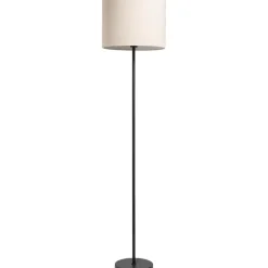 Leen Bakker Lampvoet Kaapstad - zwart metaal - 149xØ25 cm