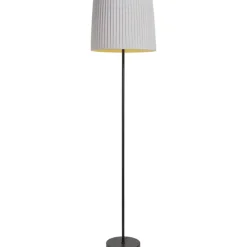 Leen Bakker Lampvoet Kaapstad - zwart metaal - 149xØ25 cm