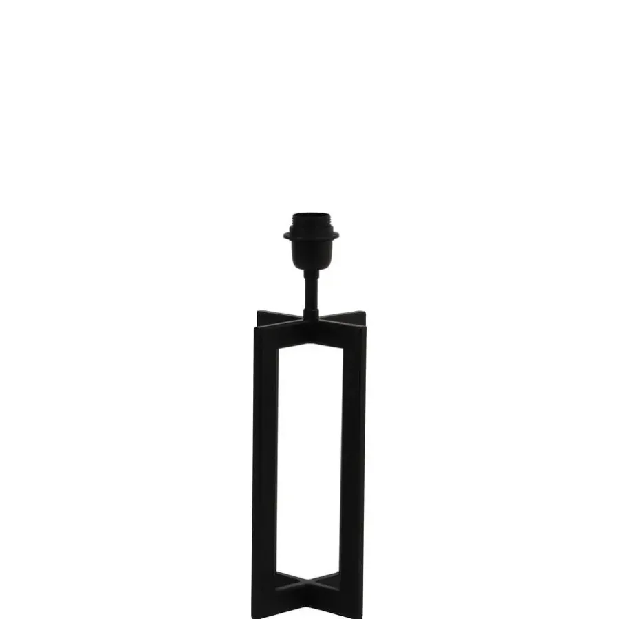 Lampenvoeten-Light & Living Lampvoet Mace - Zwart - 15x35cm