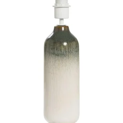Lampenvoeten-Leen Bakker Lampvoet Mae - off-white keramiek - 39xØ11 cm