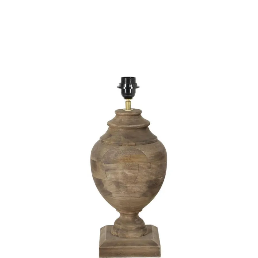 Lampenvoeten-Light & Living Lampvoet Milazzo - Bruin - 20x20x45cm