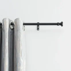 Gordijnroedes-ACAZA Lange gordijnroede - uitschuifbare gordijn rail - stang van 250-360 cm - zwart